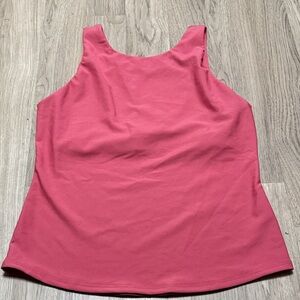 Women’s Scoop Neck Tank Top - Coral Pink
